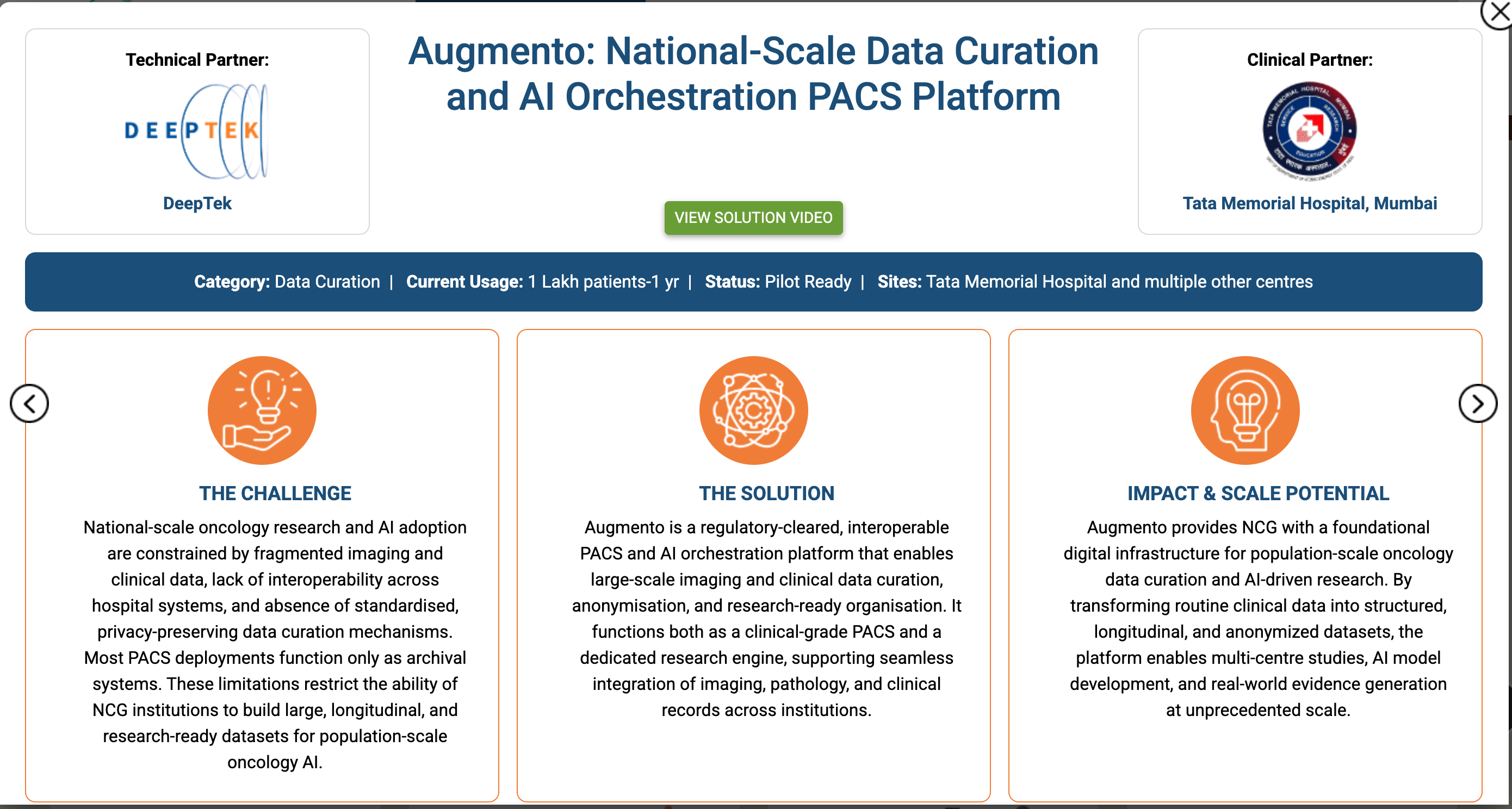 DeepTek recognized at the NATHEALTH Healthcare Federation of India's first CSR Awards for its AI-powered public healthcare screening solution GENKI.